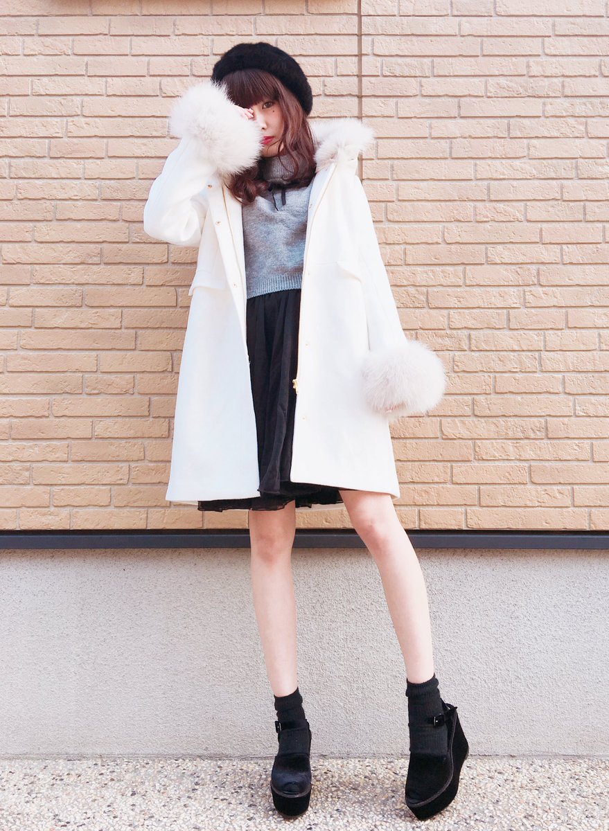 evelyn×前田希美コラボ服の セットアップを着てみました。 アウターも