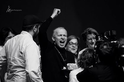 Målløs! Fikk tittelen World Champion i går - foran 3021 oster fra 31 land. Far Gunnar til stede i Spania, målløs han og! (Foto:Eri Goher)