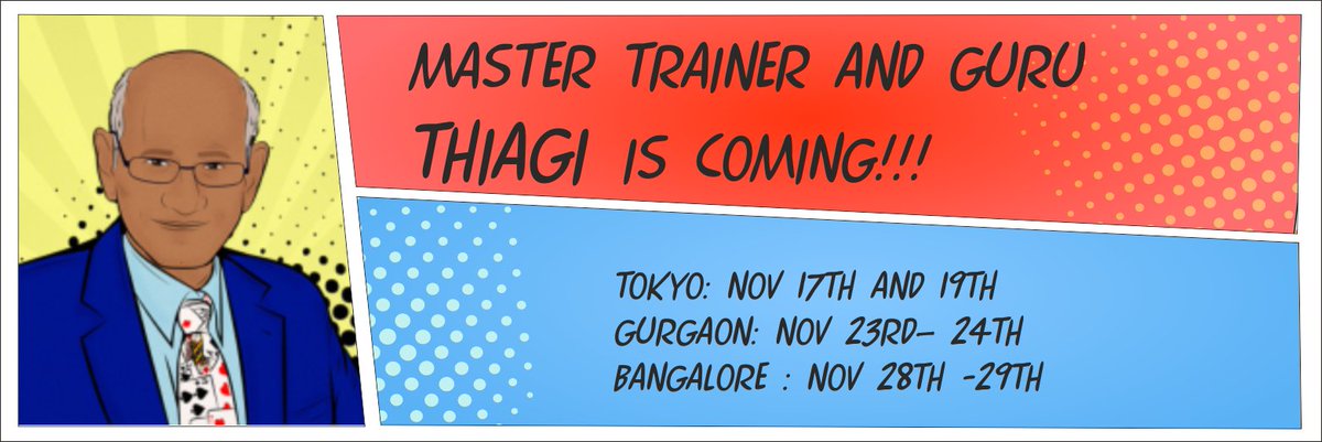 c2cod's tweet image. Facilitation Guru @thiagi is back in India this November with workshops on #InteractiveTechniques! Know more here: goo.gl/UmPVkz