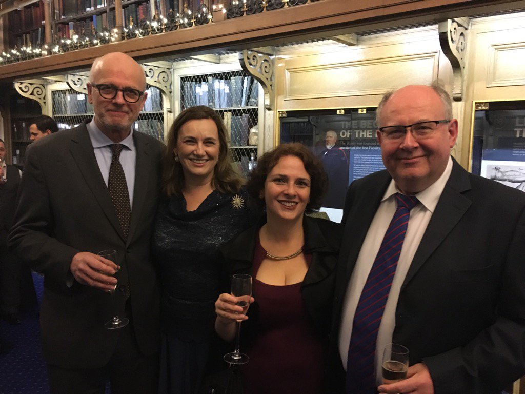 EmmaSupple's tweet photo. Inaugural Council dinner at the historic Royal College @feetforlife @rcpsglasgow @debbiedelves @ONEILL1959 #cop2016 https://t.co/1tBfWFlY5j
