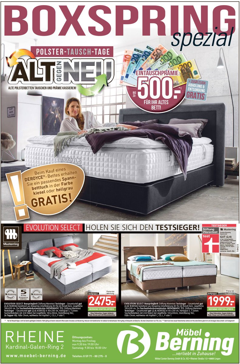 Boxspringbett twitter search