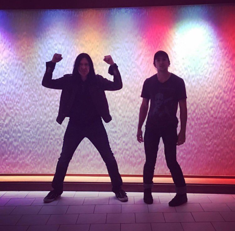 Brent : "Myself and #Ninja in Miami the night before the #Kiss Kruise!"