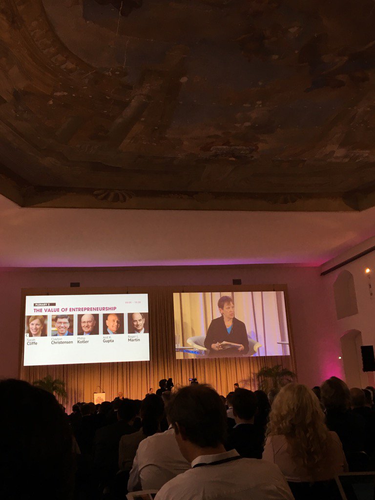 Looking forward being informed about "The Value of Entrepreneurship" at the Global Drucker Forum.