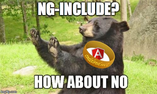 avivby's tweet photo. Blogged: Avoiding ng-include for Elegenace and Performance https://t.co/qmTmm0VqSb #AngularJS https://t.co/CghltN4TmJ
