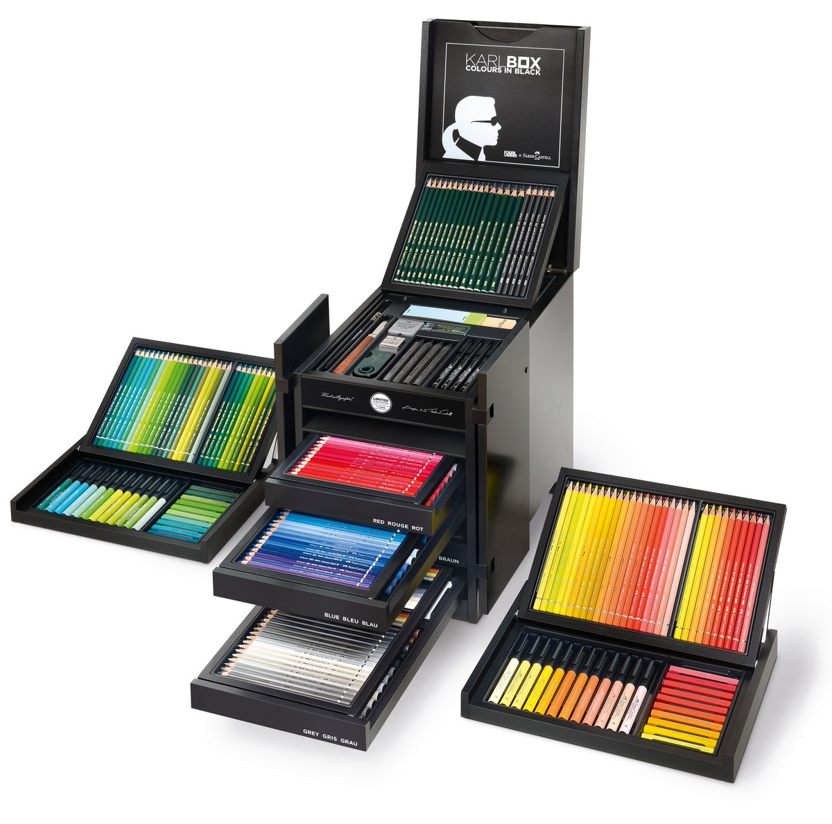 Ab dem 25. November 2016 ist die einzigartige KARLBOX bei uns im Fachmarkt erhältlich! #Vorfreude #KARLBOX #KARLLAGERFELD #fabercastell