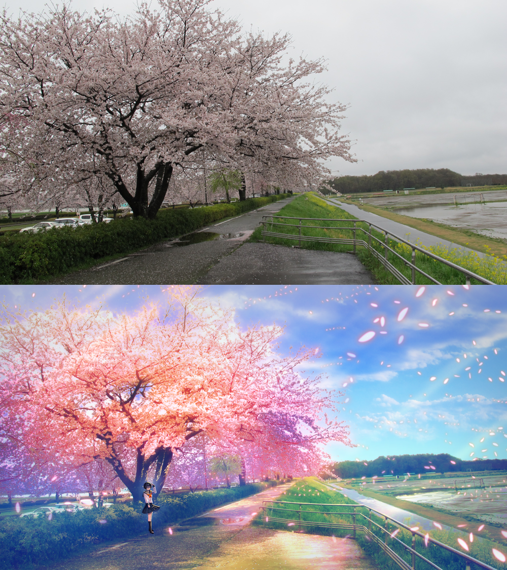 ゾウノセ 紅楼夢 B01 Ab 写真をイラスト風にしたり四季毎の差分を作ったり 写真の切り貼りやパターンブラシがメインで画力は必要ないです フォトバッシュ入門 はこんな技も解説します 公式 T Co 2qoddjmo0i Amazon T Co