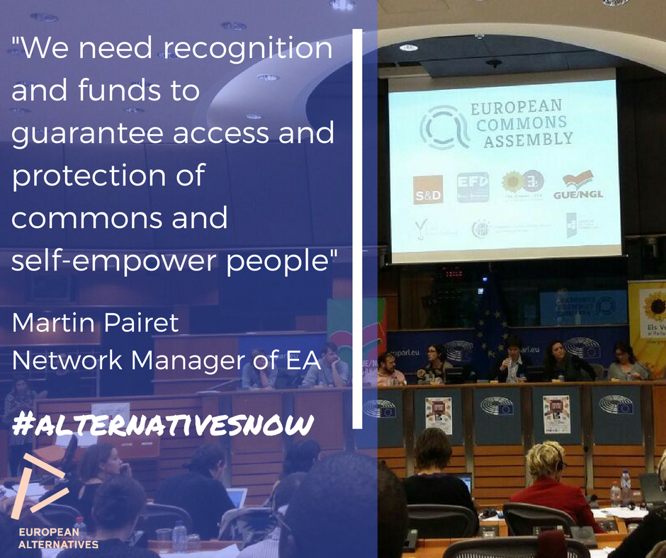 euroalter's tweet photo. Commoners&MEPs defending the need of alternative models of economy. Let's continue building #eca16 #alternativesnow https://t.co/ca3jbZqiWw https://t.co/iwW6fUF14d