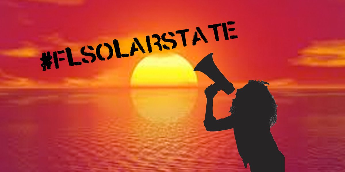 SolarRaina's tweet photo. Join Florida's Social Media megaphone, help create a "Solar State". Use the hashtag #FLSolarState in all your Florida #solar tweets! https://t.co/b8fEP4Os01