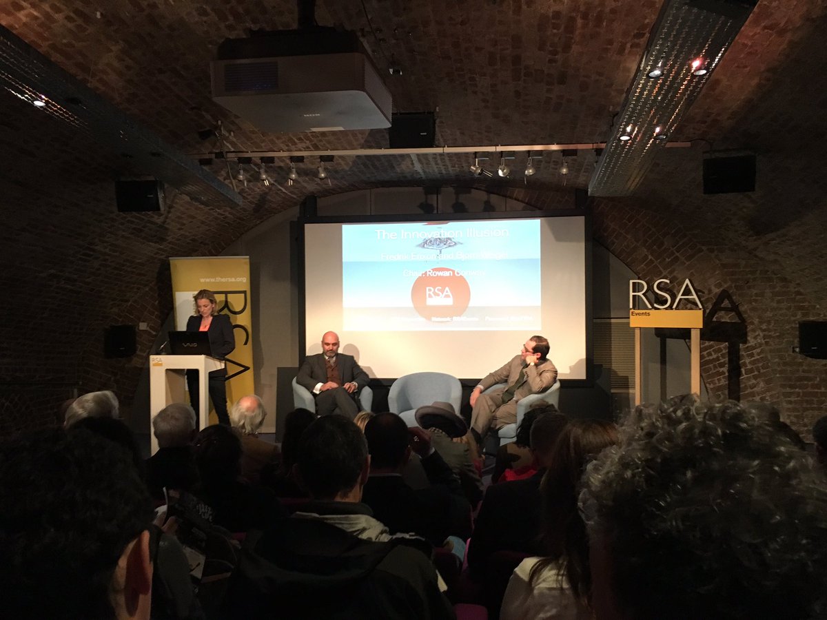 The Innovation Illusion at the RSA. Why does innovation fail? #rsainnovation #everydayinnovation @WazokuHq