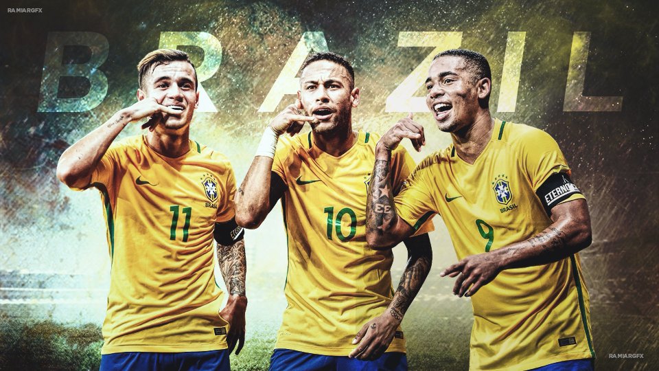 Ramiar Brazil Neymarjr Phil Coutinho Gabriel Jesus Brazil Neymar Coutinho Jesus Wallpaper Design Gfx T Co D2xav3hz1g Twitter