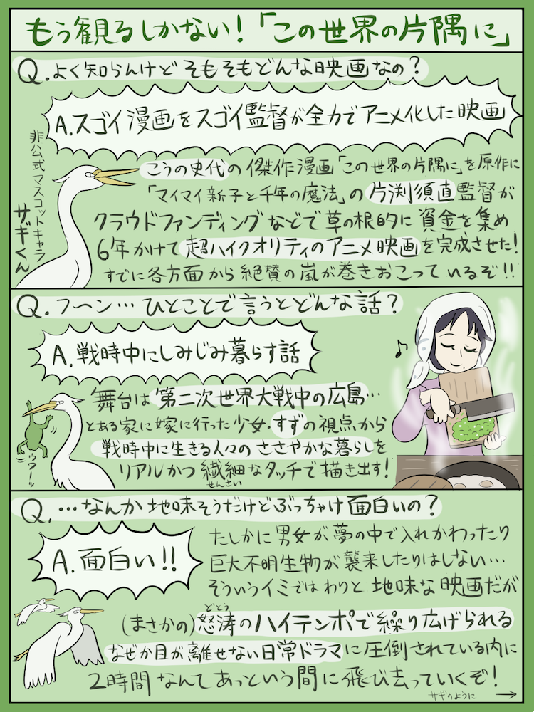 この世界の片隅に 自分の感想などまとめ Togetter