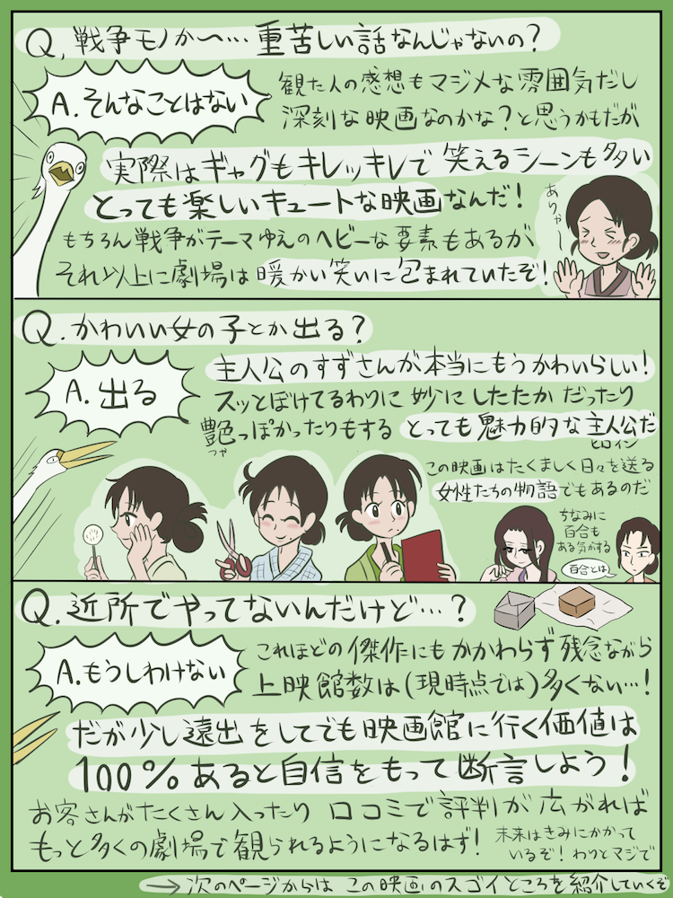 この世界の片隅に 自分の感想などまとめ Togetter