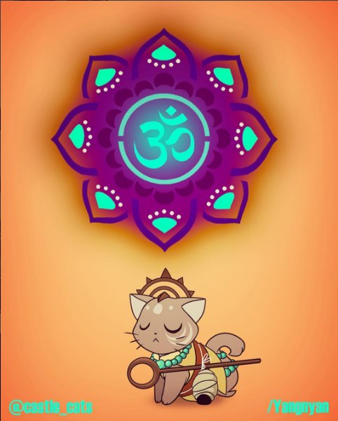 castle_cats's tweet image. Yangnyan is a monk that always makes time for meditation, even on Saturdays! Unlike Mewton, who's always hungover on weekends!🙀😹 #indiedev