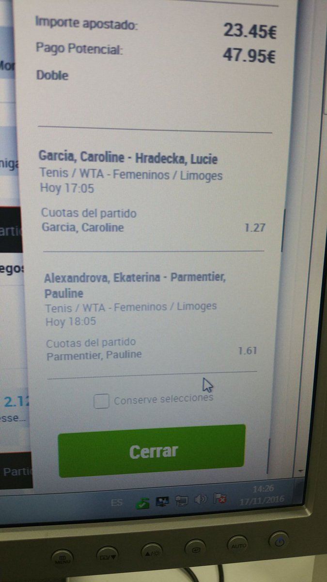 cuspicks's tweet image. Vamos hoy con esta combinada de 2, seguro que es verde💚.