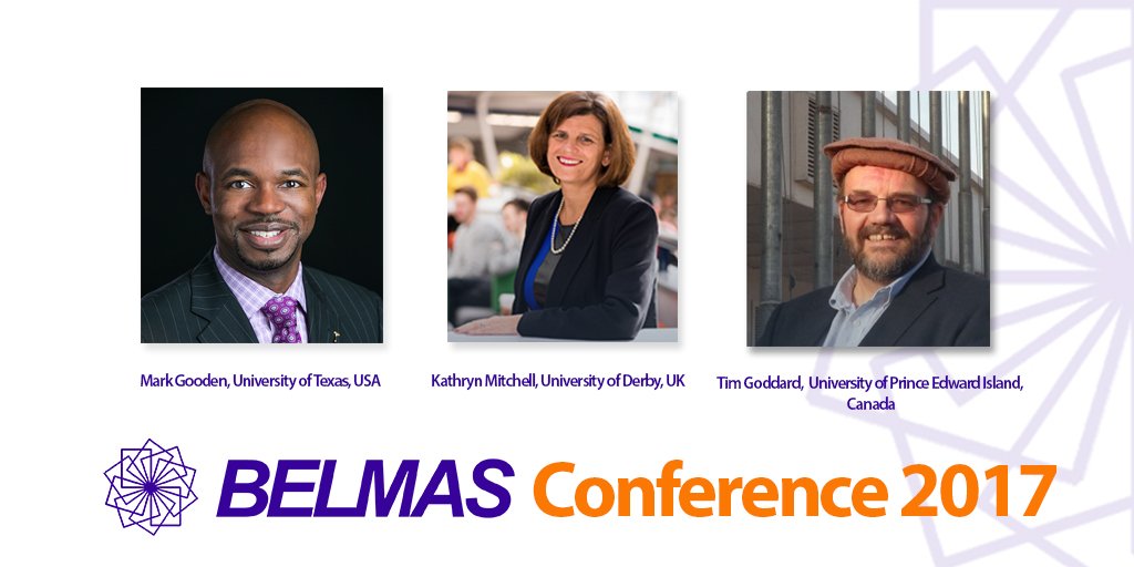 BelmasOffice's tweet photo. We're delighted to announce our Keynotes for #BELMAS2017! Learn more about them here: https://t.co/MrQOfQP0PE https://t.co/nMUyZ02vGE