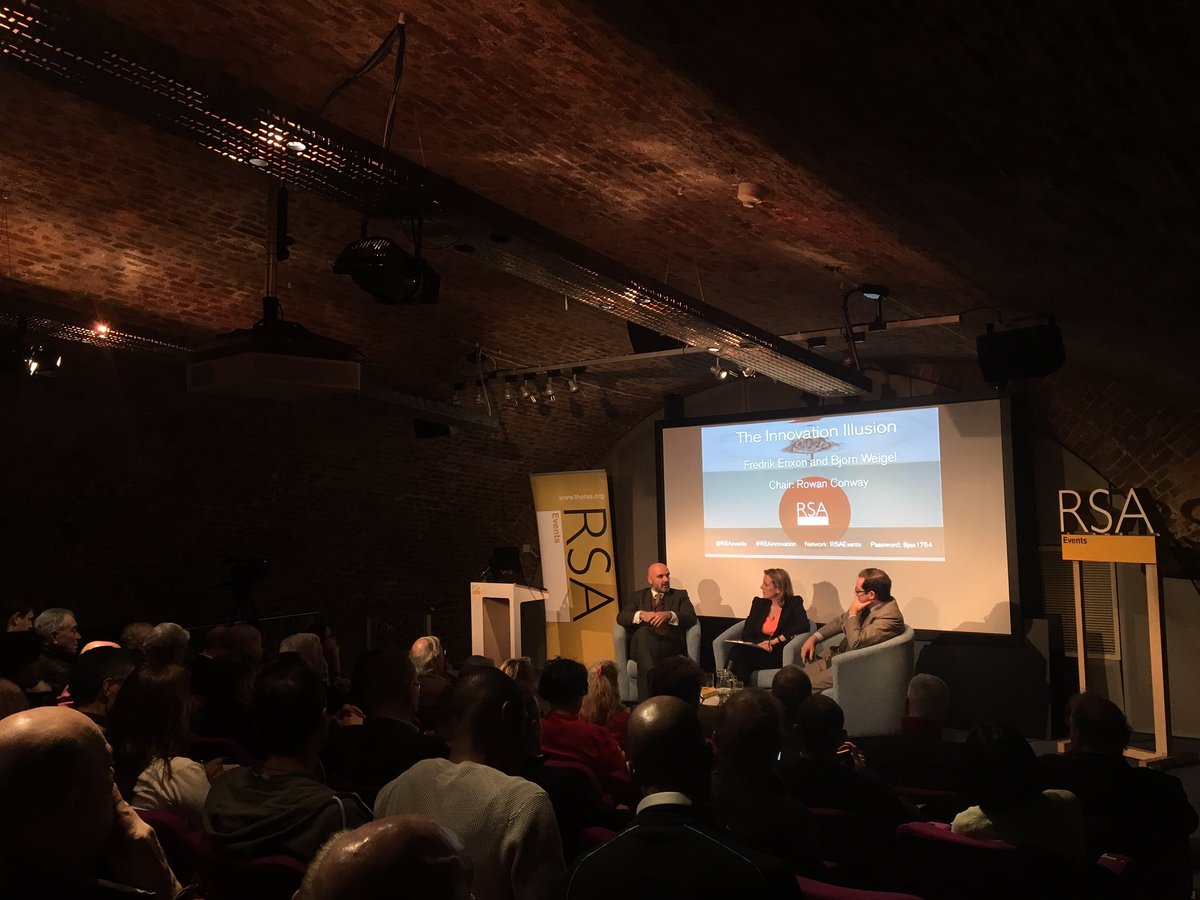 Such an impt Q: How do we embrace innovation w/ all the fear in the world right now? @RSAEvents #RSAinnovation