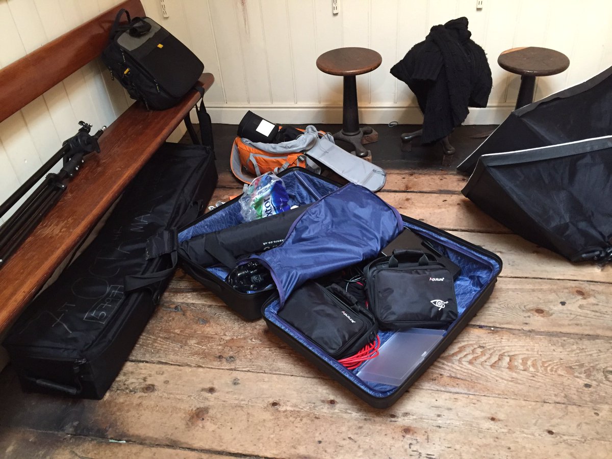 Getting busy with our latest photoshoot