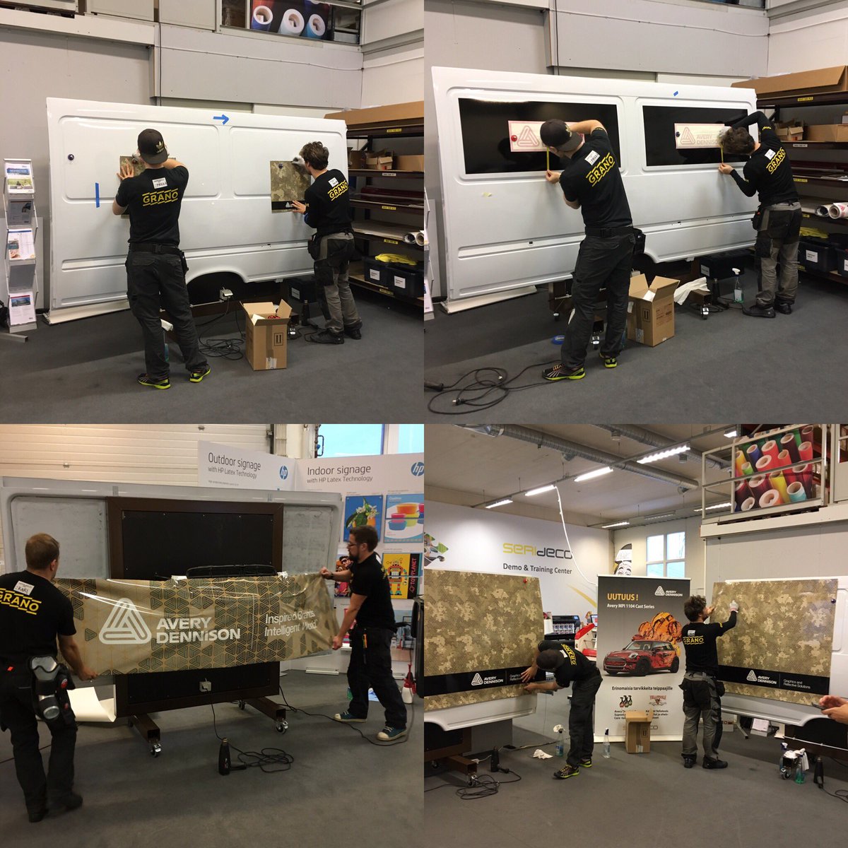 elitewraps's tweet photo. 2nd Specialist Installer audit underway for @ADgraphics_EU @seri_deco https://t.co/dwYPNXKefj