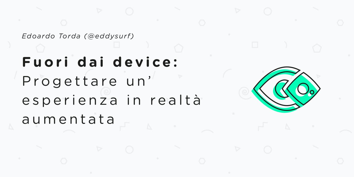 codeinvadersnet's tweet image. Augmented Reality, best practice ed errori da non fare con @eddysurf #MobileTea - bit.ly/2f2v3Yv