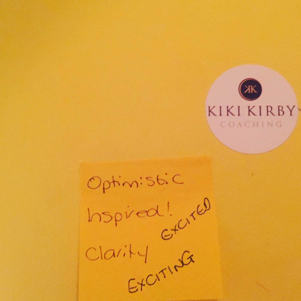 kiki_kirby's tweet photo. Words and feelings from Kiki Kirby Coaching, "It's all about your VISION event #joinmenexttime #vision #beyou #event https://t.co/NWoaY6Mtbm