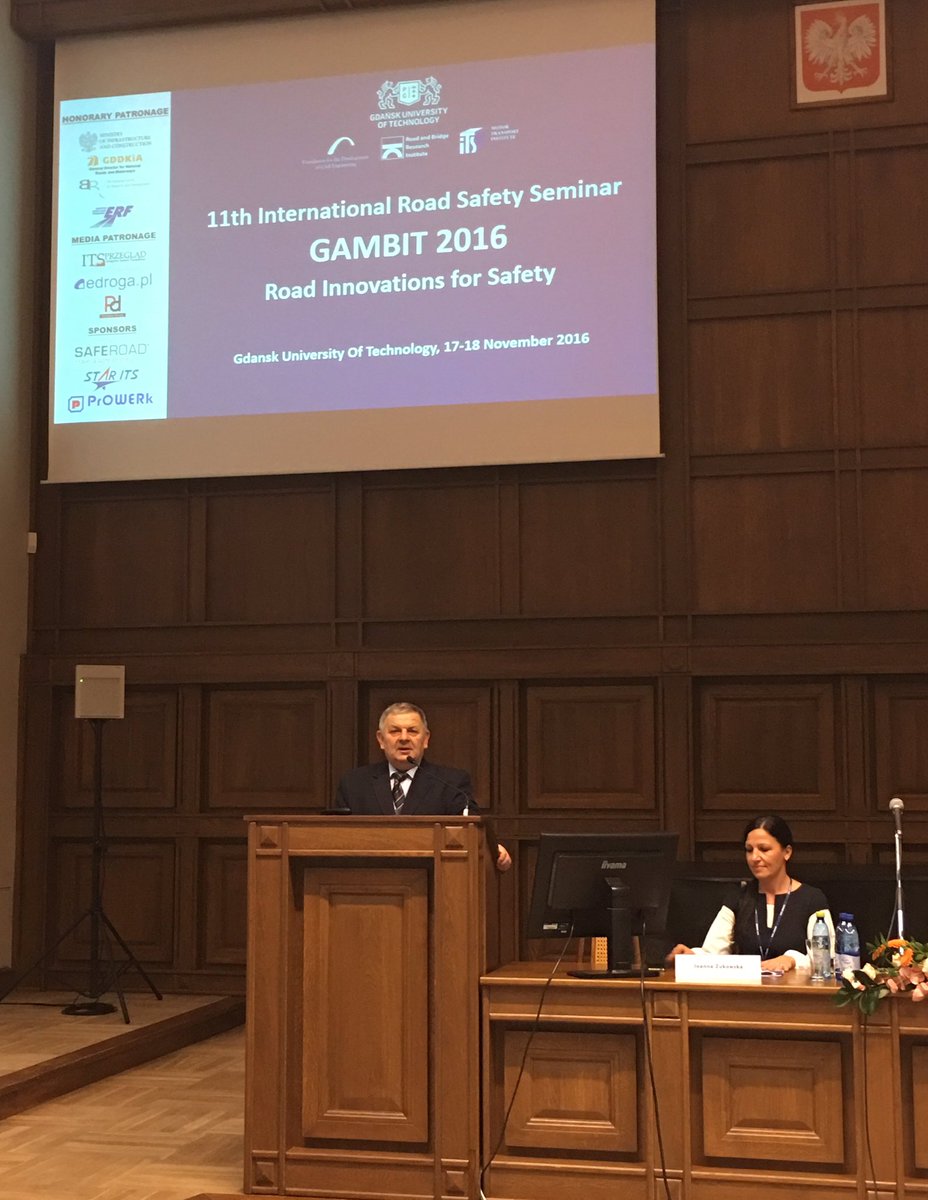 MarcinSlezak's tweet photo. Trwa międzynarodowe seminarium #GAMBIT'16 z udziałem m.in. @KrajowaRadaBRD @ITS_waw_pl @canard_gitd #IBDiM #PG https://t.co/gWDw5Pq3zU https://t.co/GQwt6CHZH3