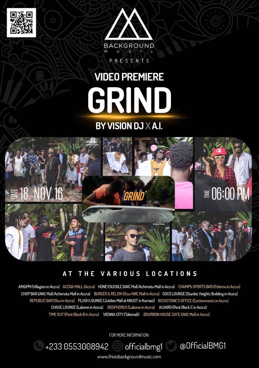 HypeNet's tweet photo. #GrindVideoPremiere #MultipleLocation #AtTheSameTime #VisitYouFavoriteHangOUT #BackGroundMusic @officialbmg1 @VisionDj https://t.co/JwY0npwjtL