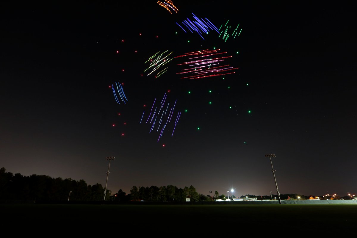 Intel_IRL's tweet photo. See how Intel and Disney are collaborating to demonstrate the future of light shows with holiday #drone performance https://t.co/pDjnlOvwdx https://t.co/RxrAts7YXC