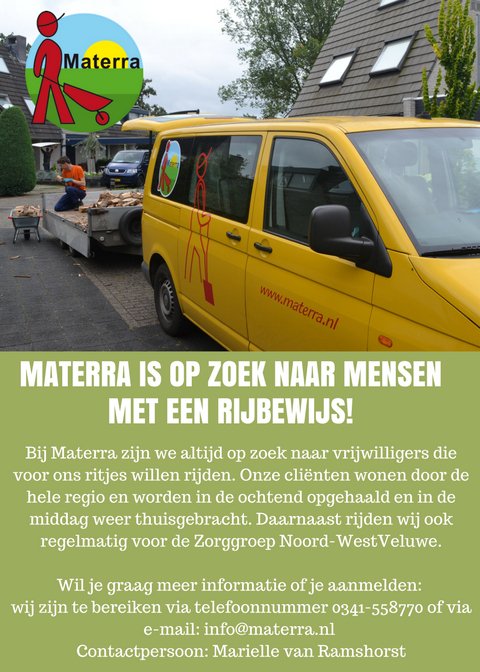 MaterraErmelo's tweet photo. Wij zijn op zoek naar #chauffeurs. Ben of ken jij iemand die misschien voor ons zou willen rijden dan horen wij dit graag! https://t.co/9XThMQ6NWN