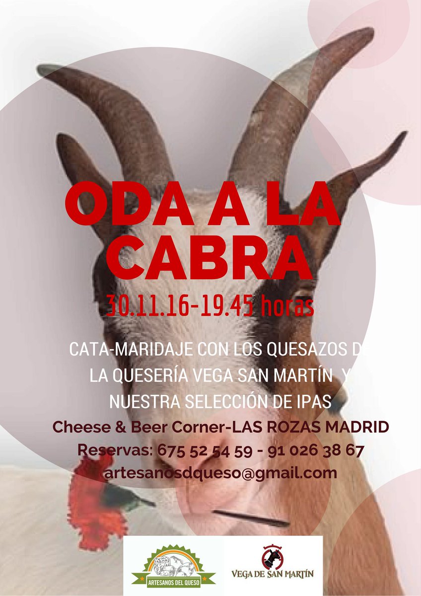ArtesanosdQueso's tweet photo. Cata con los #quesazos de @vegadesanmartin y una selección de IPAs españolas #LasRozas #Madrid #Majadahonda #Pozuelo https://t.co/Mbsvst12ZI