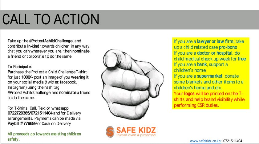 DataVault_kenya's tweet photo. Stand and be counted in the Protect a Child Challenge
#ProtectAchildChallenge @kidz_safe @missingchild_ke @ICSAfrica https://t.co/OAzvFMtpEG