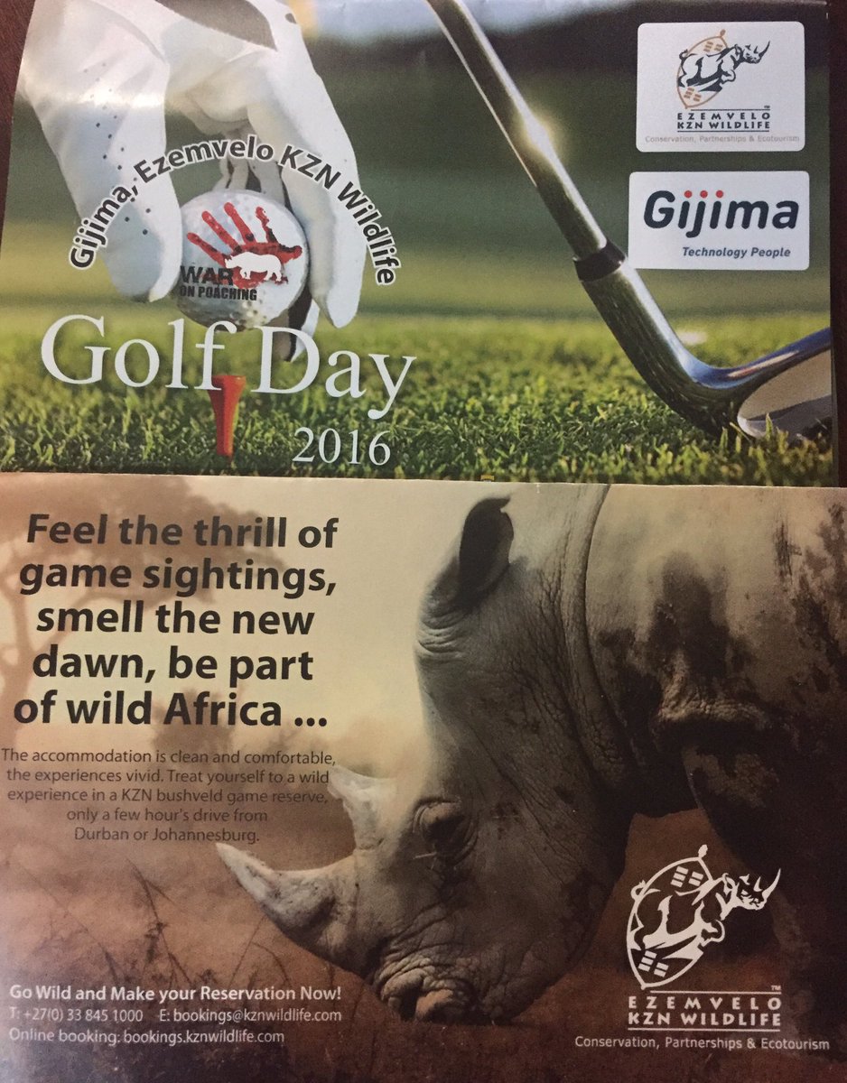DawievdL's tweet photo. #PSGInsure supporting the Rhino Anti-Poaching Golf Day ! #BrandonLeer #StephenBrink #GarthSaville https://t.co/cpwbWDvqJr