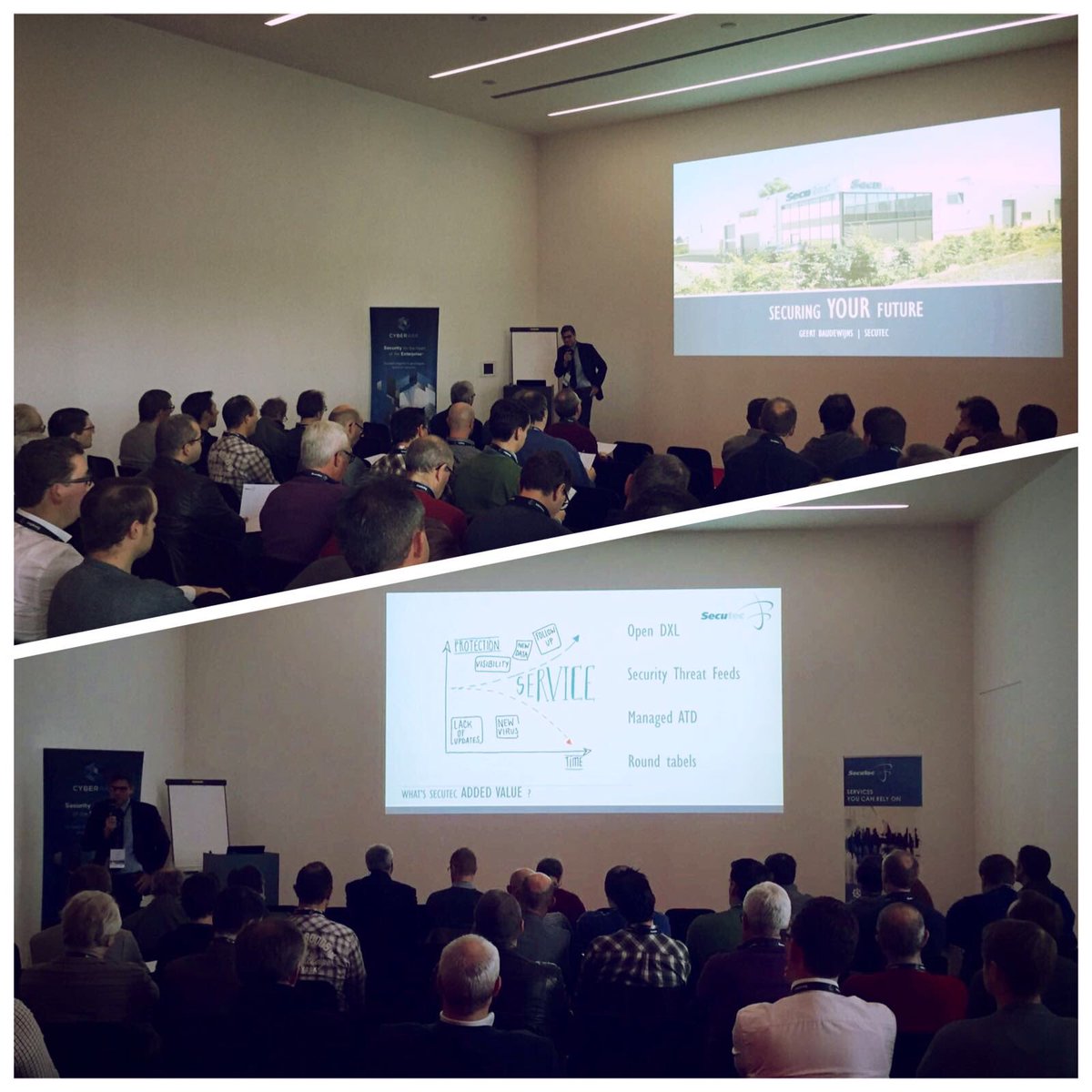 SecutecGroup's tweet photo. INTRO SESSION | Our new vision on Security by our CEOGeert Baudewijns.
#Secutec #summit2016 #securingyourfuture #100%protection https://t.co/NXuHYlXorG