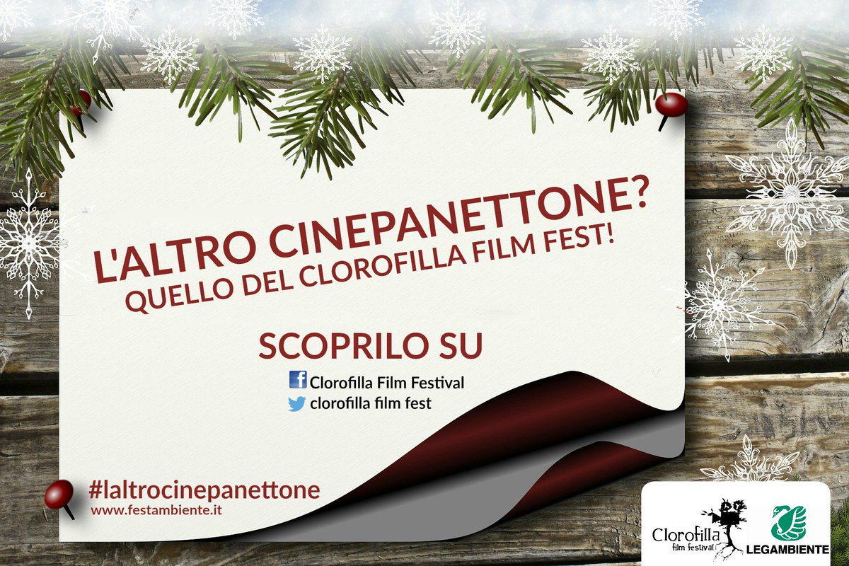 Torna #laltrocinepanettone del #Clorofilla e quest’anno sosterrà @larinascitahailcuoregione. Ecco tutte le info: goo.gl/UJoRL9