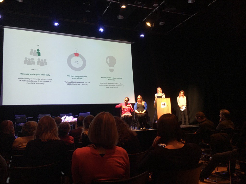 thenetworkone's tweet photo. Lloyds bank is committed to #diversity @thinkdesignable #designable2016 https://t.co/7gndYnzxEb