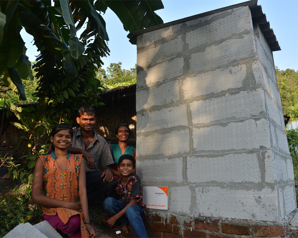 WVIndia's tweet image. World Vision India initiated the Community led Total Sanitation (CLTS) approach to break the cycle of #opendefecation. #SwachhBharat