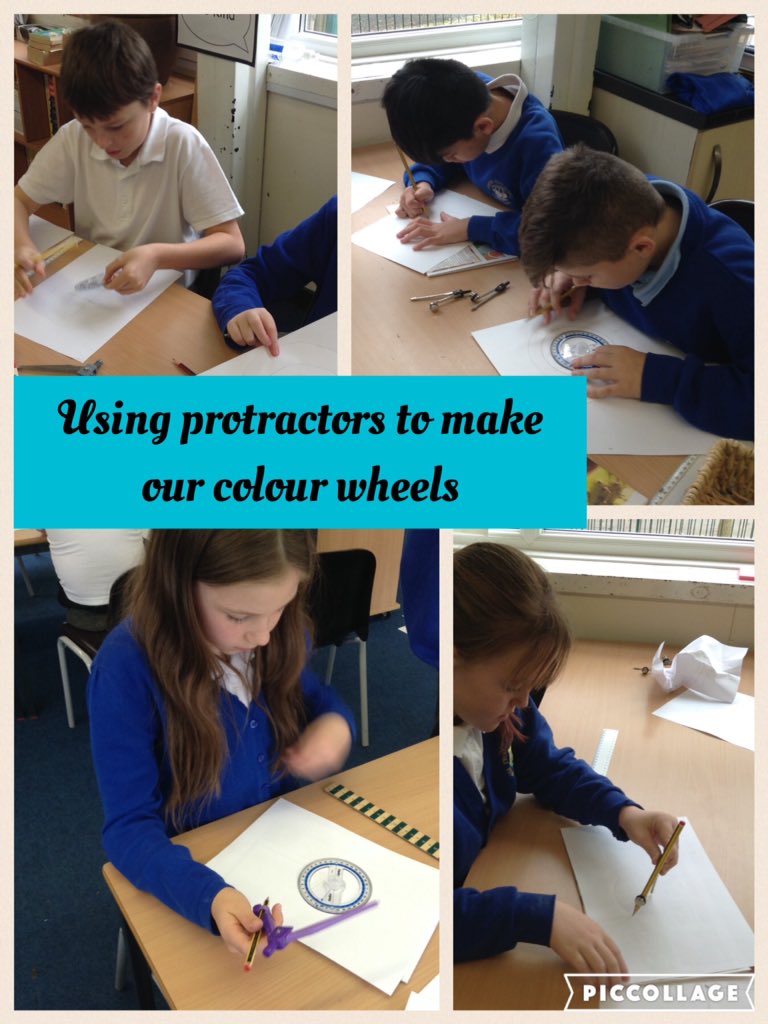 FrodshamAcademy's tweet photo. Eagle Owls are using their maths knowledge to help them make a colour wheel #wvscience https://t.co/LnO7HVokWH
