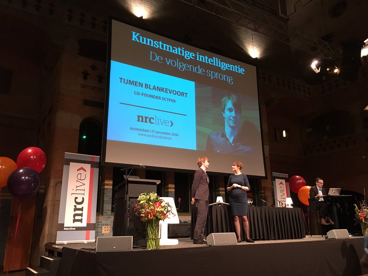 About AI by Tijmen Blankevoort. What would you choose: wunderpeople.com #wearewunderpeople #nrclive