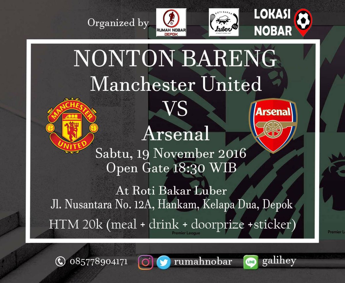 rumahnobar's tweet image. @Lokasi_Nobar @DepokNobar @ManutdNobar @United_Cibinong @GoonersBSI @GoonersUG @GoonersUPNVJ @GoonersPNJ @UnitedIISIP @UnitedVeteran