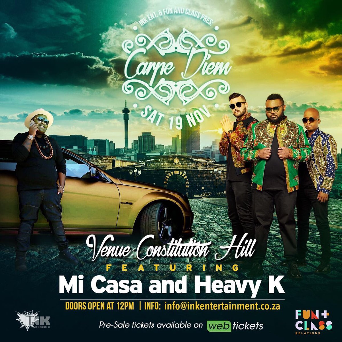 litguide's tweet image. #CarpeDiem 19th Nov @MiCasaMusic and @HeavykDrumboss #LitGuide