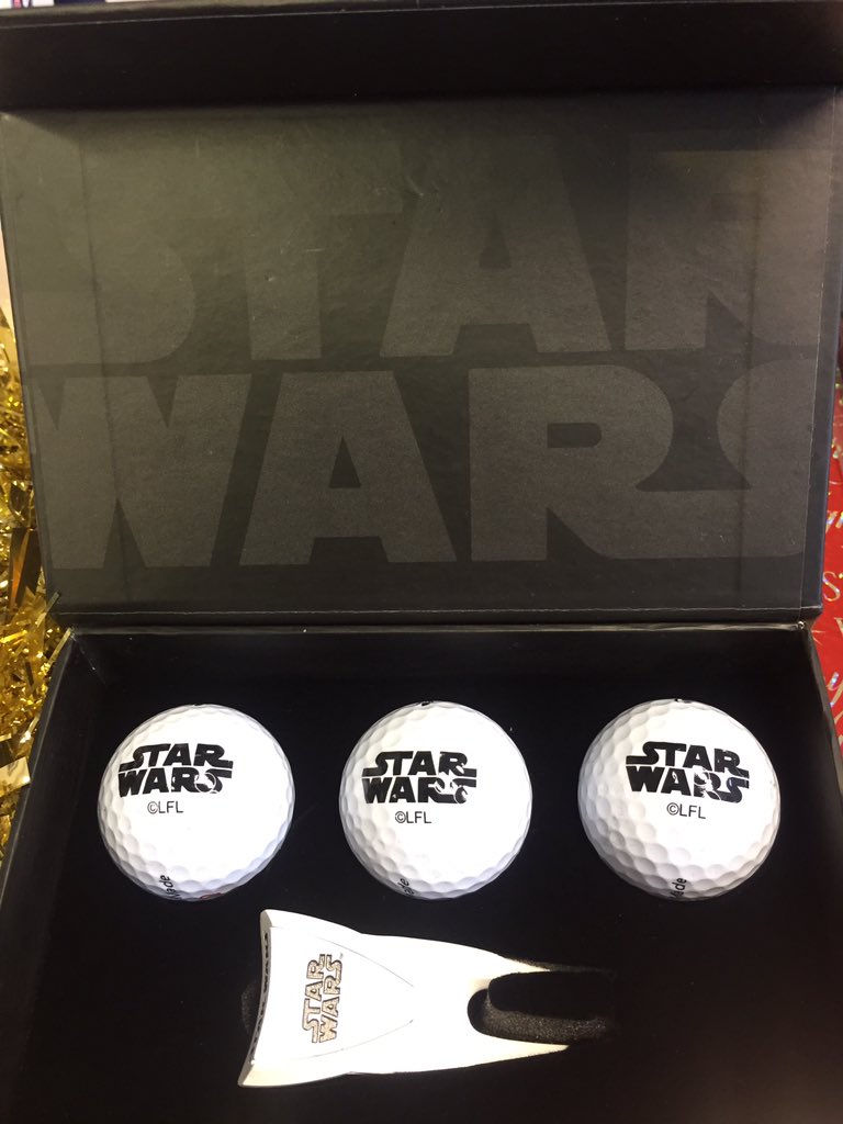HPProShop's tweet photo. New @StarWarsUK range in store! Perfect xmas gift for Star Wars/Golf nuts! Bound to go quick-from just £9.99-call 9565125 to reserve yours. https://t.co/c7PVxS2XY8