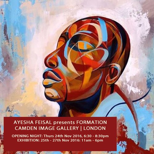 7 Days until FORMATION opening night; the exciting exhibition by artist Ayesha Feisal <a href="/CamImageGallery/">Camden Image Gallery</a> CAMDEN LONDON next Thurs 24.11.2016