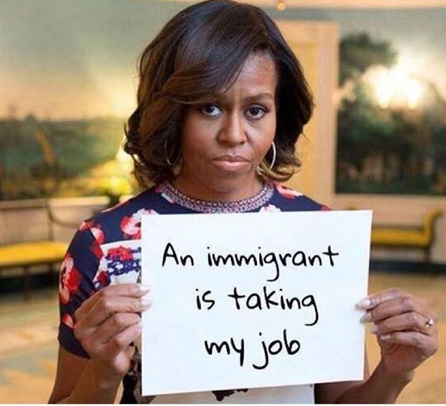 #humour #joke #politics #politique #trump #DonaldTrump #MichelleObama #seconddegré