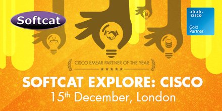 softcat's tweet photo. It's only November, but we already can't wait for 15th December! Join us to discuss all things #Cisco: https://t.co/SKPpY1I53y https://t.co/MUwQ2K9yWy