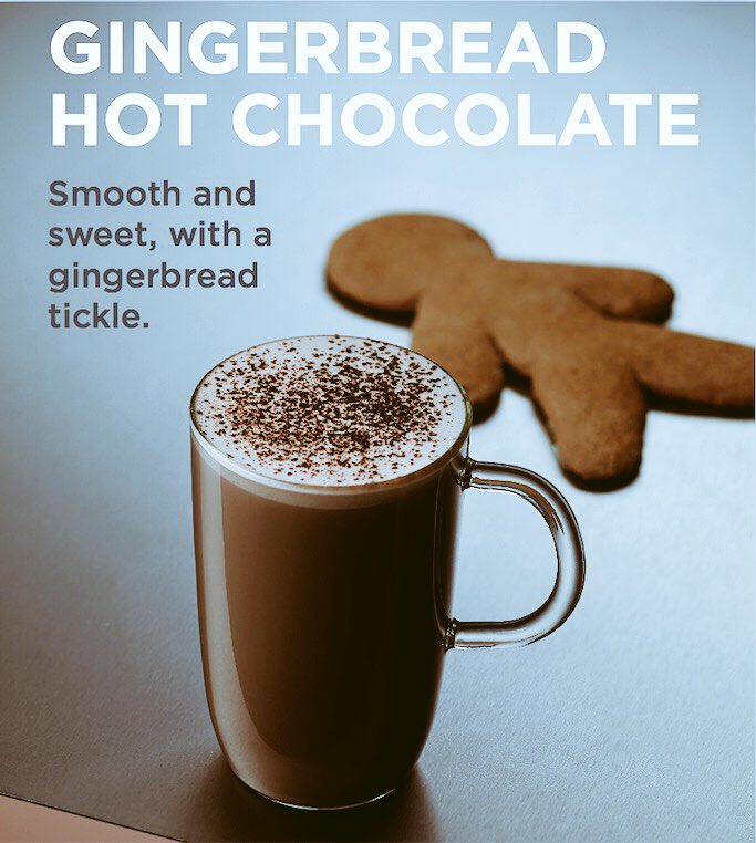 SecondCtyCoffee's tweet photo. FOLLOWER SPECIAL: Tonight between 6pm-7pm @wintergathering @LondonRoadMCR grab GINGERBREAD HOT CHOCOLATE for £1.50 #followerrewards https://t.co/EjOdNLRKze