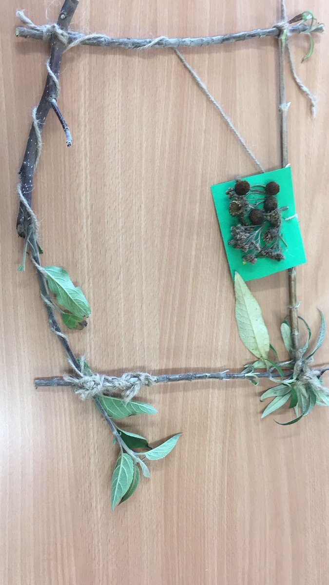 EYELA1's tweet photo. Exploring #creativity with natural materials at the @EYELA1 Introduction to #forestschool Training. Can you guess what our delegates made? https://t.co/PxyQJPT4sP