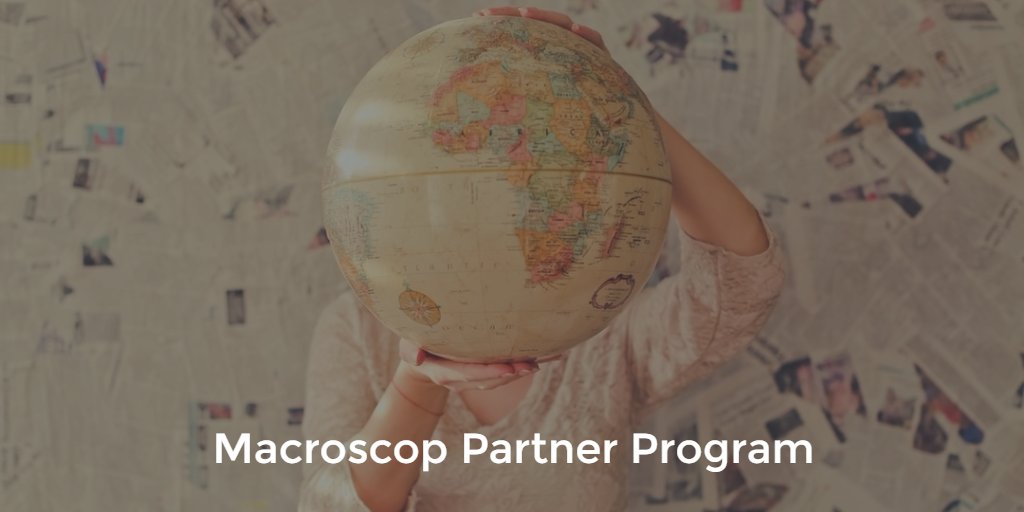 macroscop's tweet photo. Macroscop Partner Program! See at https://t.co/vvOFlKUn7o and kindly contact your account manager for the details. Or feel free to join us! https://t.co/rhtUO5cW2c