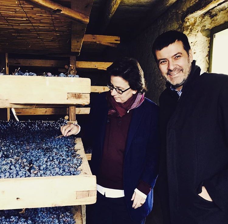 Visiting the drying loft #Mazzano #Valpolicella #Masi with Raffaele #Boscaini and <a href="/ChandraKurt/">Chandra Kurt</a> #wine #writer #appassimento #amarone