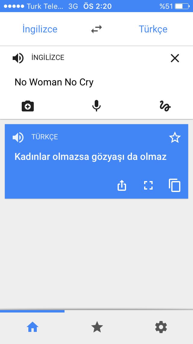 Meğersem yanlış anlayan ben değilmişim, çevirmenler yanlış aktarmış 🤓 #GoogleTranslate