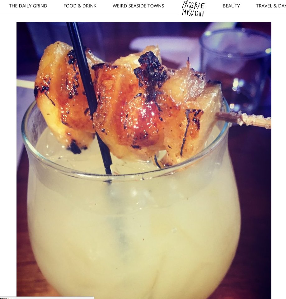 REVIEW <a href="/BlueStonePizza/">The Blue Stone</a> got a solid 10 for making me the best cocktail I ever tasted. missraemissout.com/the-blue-stone… #foodblogger