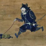 武士がネコの散歩ｗ戦国時代に猫耳兜とか日本人マジ未来に生きてるだろ!